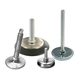 Plastic Base Levelers with Metal Shell