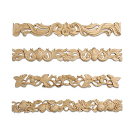 Carved Pierced Wood Accent Mouldings