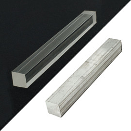 Square Acrylic and Aluminum Bar