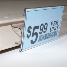 Gondola Price Tag Holders and Gondola Shelf Label Holders