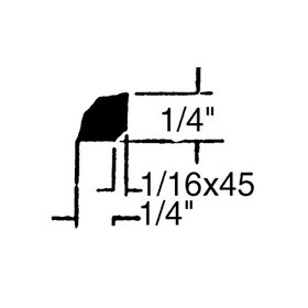 1/4in x 1/4in | Staple Type Panel and Glass Retainer | 102-620 Series