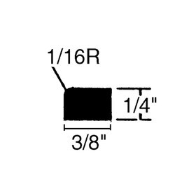 3/8in x 1/4in | Staple Type Panel and Glass Retainer