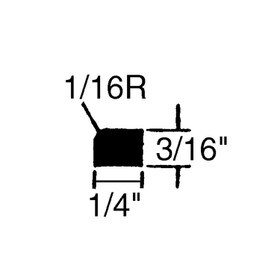 3/16in x 1/4in | Staple Type Panel and Glass Retainer
