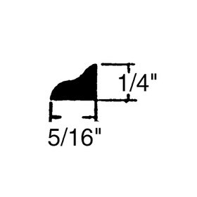 1/4in x 5/16in | Staple Type Panel and Glass Retainer | 102-625 Series