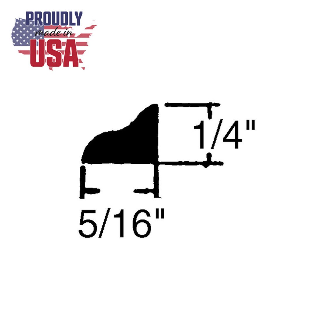 1/4in x 5/16in | Staple Type Panel and Glass Retainer | 102-625 Series
