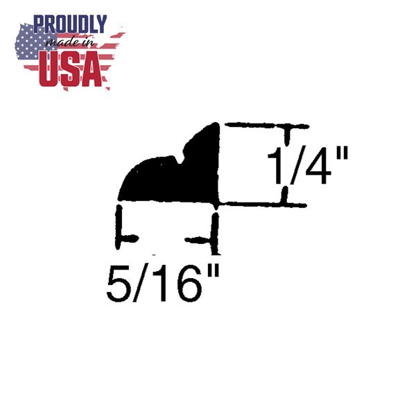 1/4in x 5/16in | Staple Type Panel and Glass Retainer | 102-680 Series
