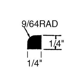 1/4in x 1/4in | Staple Type Panel and Glass Retainer | 102-698 Series