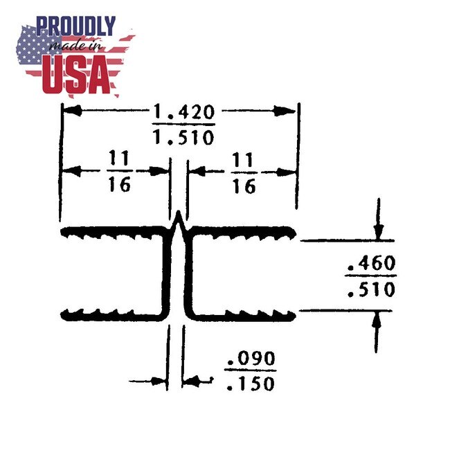 Polypro Plastic Hinge 1/2in 1034175