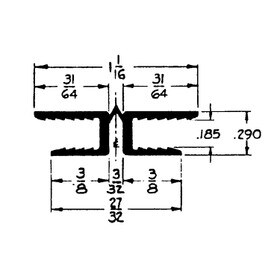 3/16in | Polypro Plastic Hinge