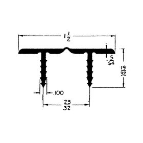 5/8in | Tee Kerf Polypro Plastic Hinge