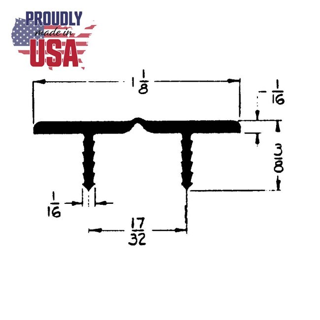 1/2in | Tee Kerf Polypro Plastic Hinge
