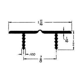 3/4in | Tee Kerf Polypro Plastic Hinge