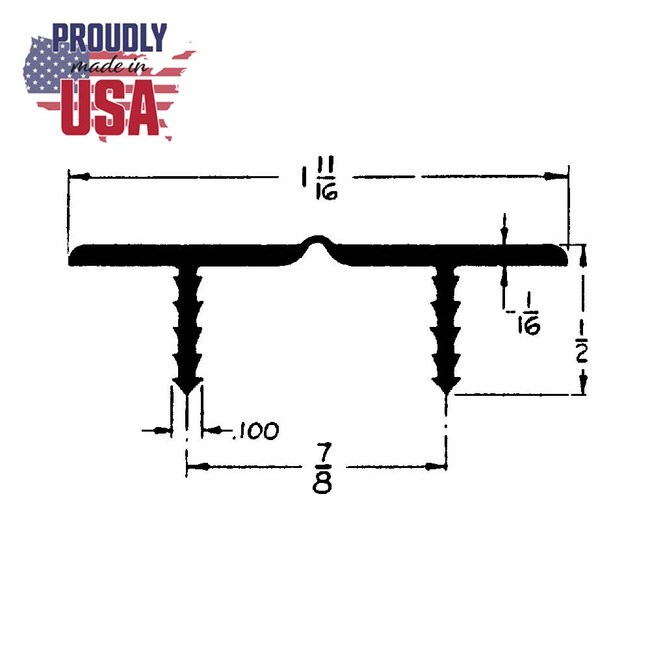 3/4in | Tee Kerf Polypro Plastic Hinge