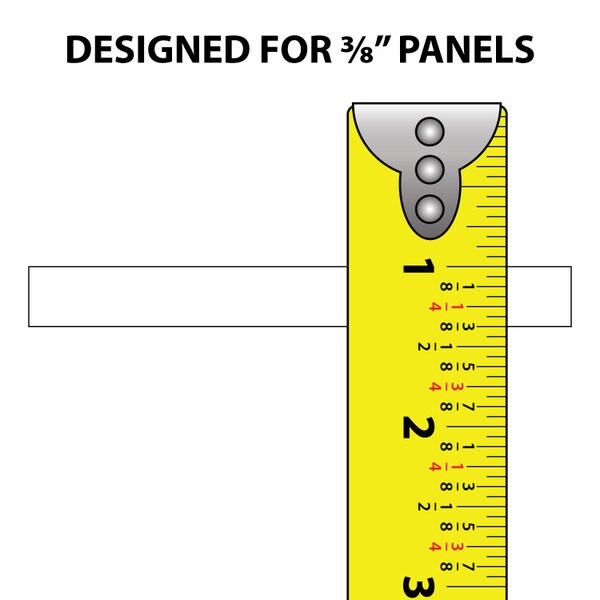 3/8in | Polypro Plastic Hinge