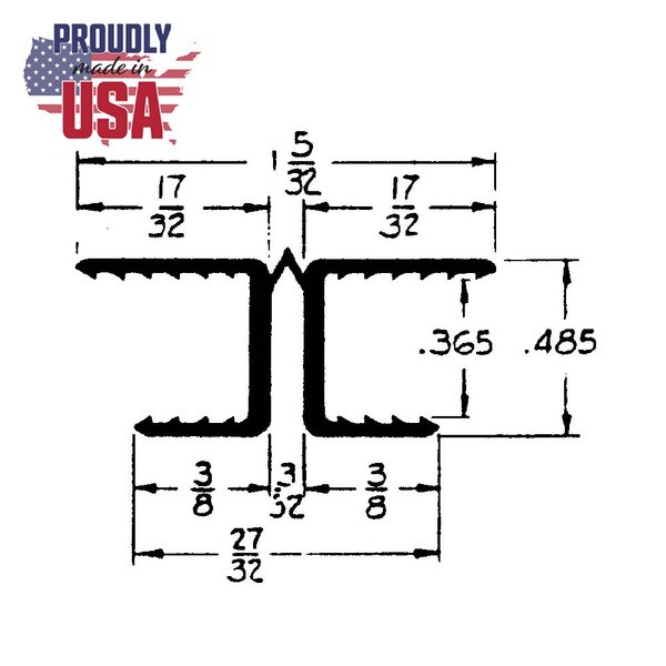 3/8in | Polypro Plastic Hinge