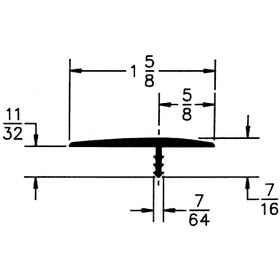 1-5/8in Flexible Polyethylene | OffsetBarb Tee Moulding