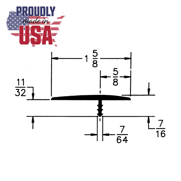1-5/8in Flexible Polyethylene | OffsetBarb Tee Moulding