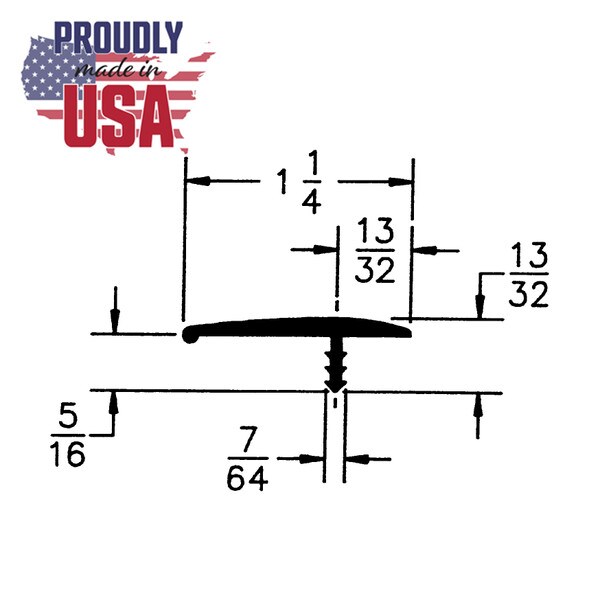 1-1/4in Flexible Polyethylene | OffsetBarb Tee Moulding