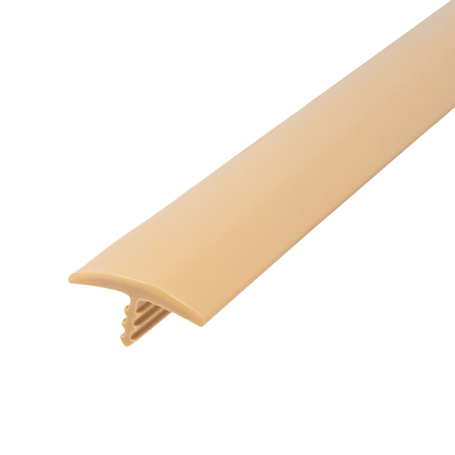 Outwater 3/4" Light Caramel Flexible Center Barb Tee Moulding 25 Foot Coil - Picture 1 of 7