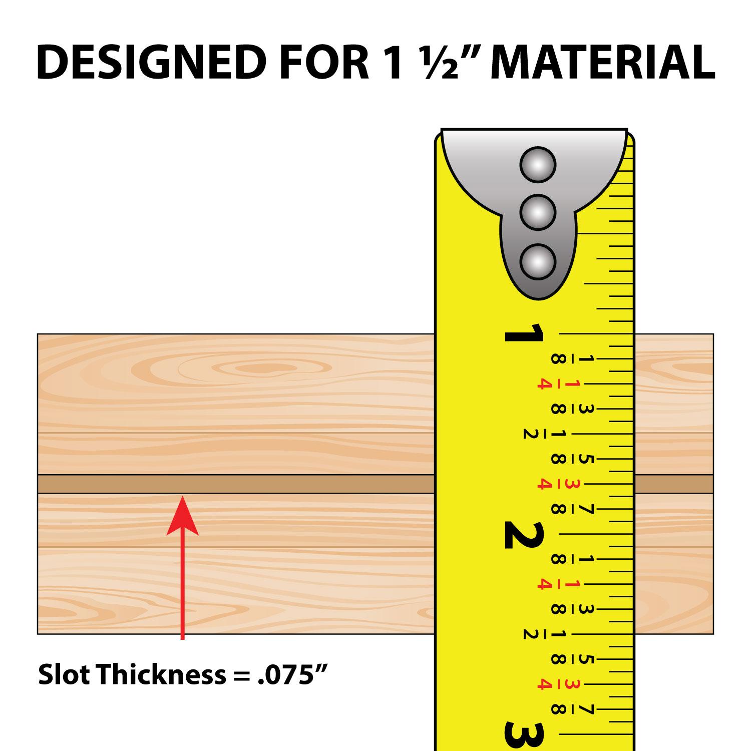 Outwater T-Molding Center Barb 1-1/2" Tee Moulding - Finish & Size Options