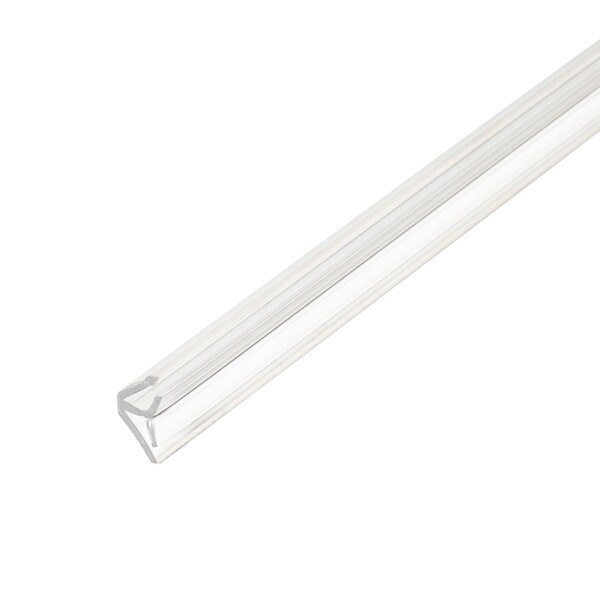 1/16in Clear Styrolux | 90 Degree Outside Corner Channel