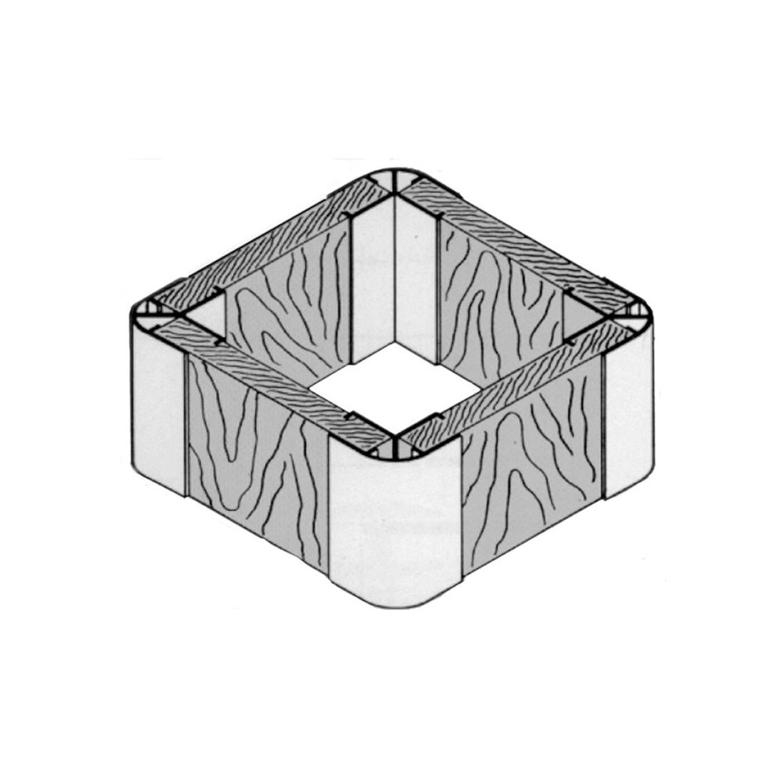 1/2in Styrene | 90 Degree Outside Corner Channel