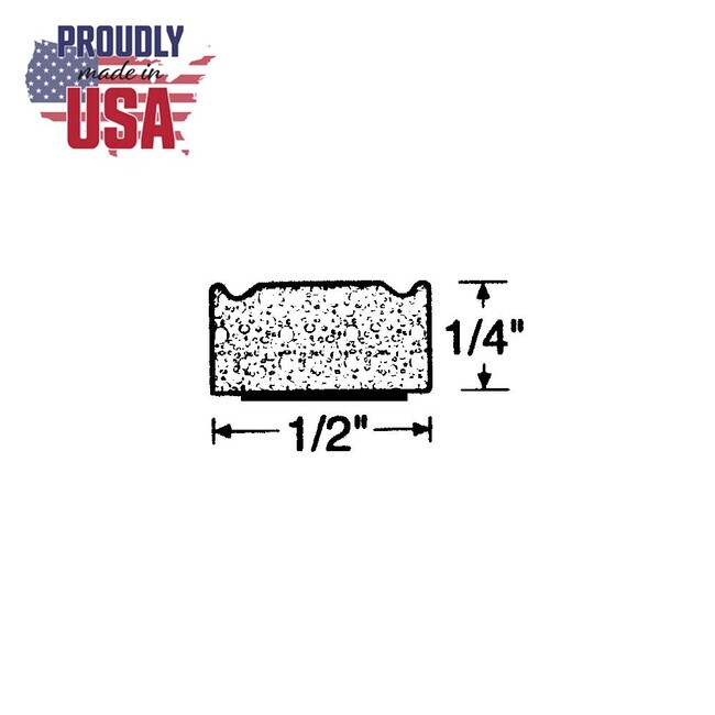 1/2in Black Rectangular Sponge Rubber | Dust Seal With Adhesive | 100ft Coil