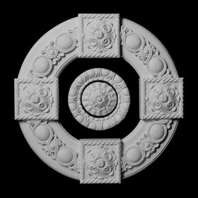 Resin Artisan Collection Ceiling Tile | 14-1/2in W x 14-1/2in H x 2ft Deep | 3 Piece Set