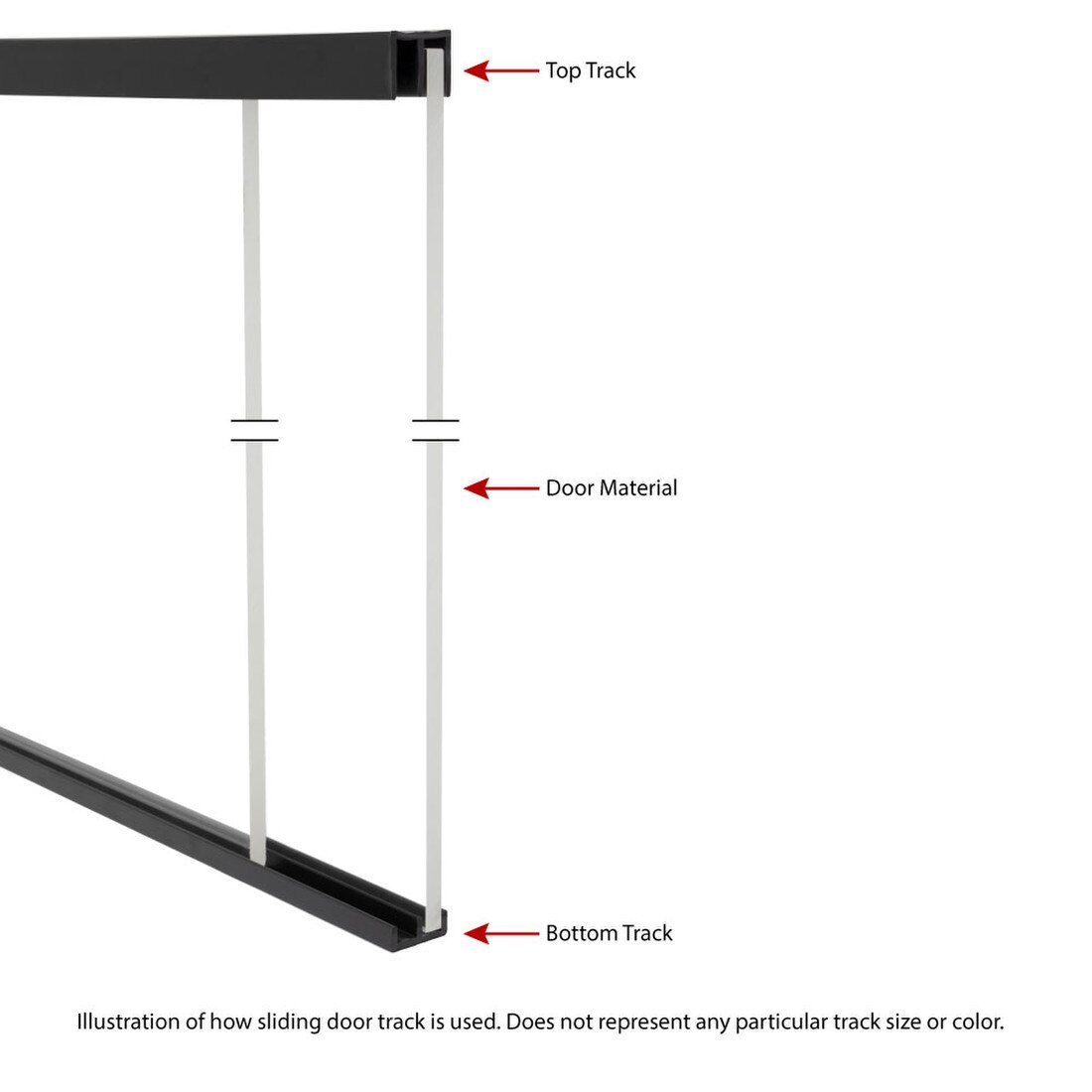 Upper And Lower Siding Door Track