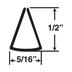 1/4in | Clear Rigid Styrene | Clamp Moulding