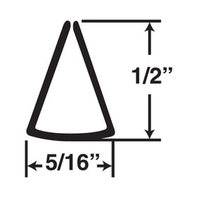 1/4in | Clear Rigid Styrene | Clamp Moulding