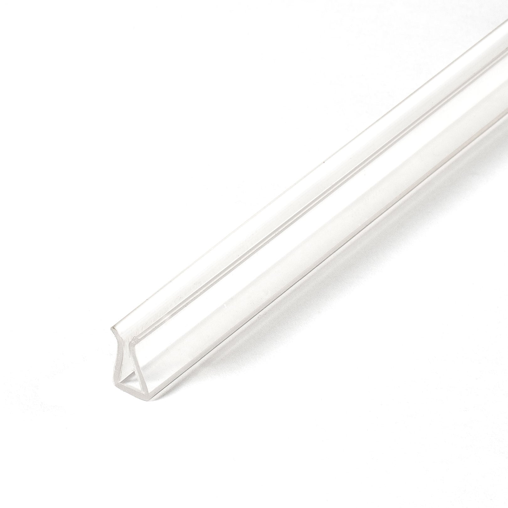 Clear Plastic U Channel Moulding 3/16in | 142F-CL