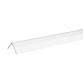 1in X 1in X .050in Thick Clear Polycarbonate 90 Degree Angle