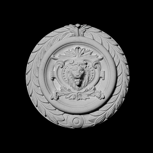 11" Diameter Unfinished Polymer Resin Center Applique