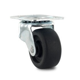 Black Polypropylene Swivel 100 Series Industrial Caster