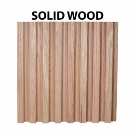 Square Slat Wood Tambour Panels for Modern Wall Treatments & Contemporary Millwork
