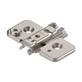 Blum 0mm CAM Adjustable Wing Plate for Frameless Cabinet Screw On Hinge | 173H7100 Series