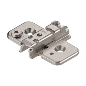 Blum 3mm CAM Adjustable Wing Plate for Frameless Cabinet Screw On Hinge | 173H7130 Series