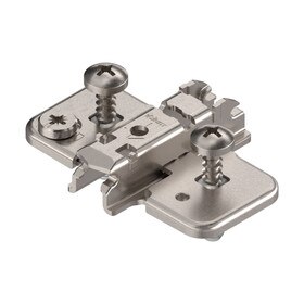 Blum 3mm CAM Adjustable Wing Plate for Frameless Cabinet Screw On Hinge | 174H7130E Series