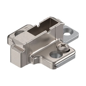 Blum 9mm Two Piece Wing Plate for Frameless Cabinet Screw On Hinge
