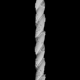 9' High x&nbsp;4" Wide x 4" Deep Non Tapered Resin Column