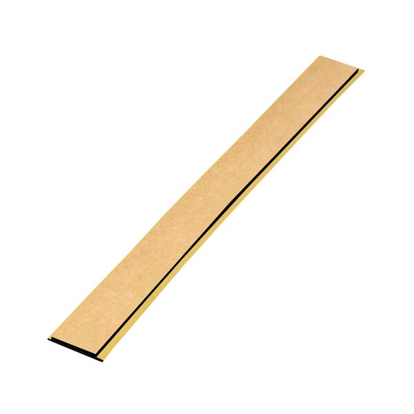 1/2in W | Decorative Flat Trim with Adhesive Foam Tape | 100ft Coil