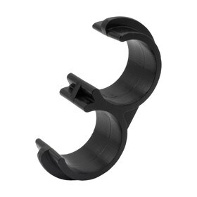 Black HDPE Ganging Clip for 1" Diameter Tubing