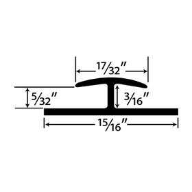 1/8in Clear Butyrate | Divider Moulding