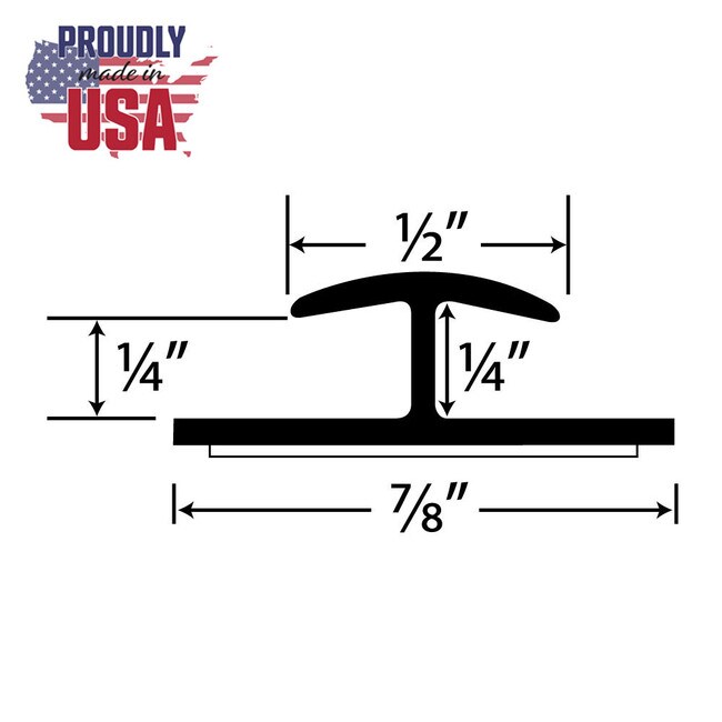 1/4in Clear Butyrate | Divider Moulding | 2029-CL Series
