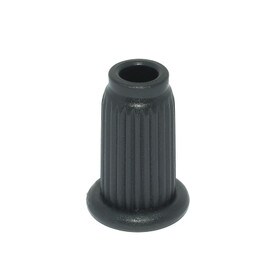 1in x 16 Gauge | Round Plastic Socket for 7/16 Stem