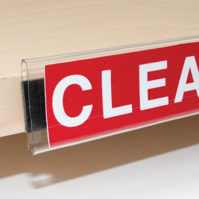 Flat Back Price Tag Holders and UPC Holder 3/4in 2051CL