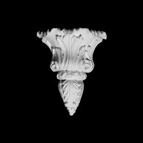 4" Wide x 4-3/4" High Unfinished Polymer Resin Corbel
