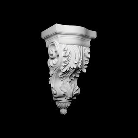 8-1/2" Wide x 15-1/4" High Unfinished Polymer Resin Corbel