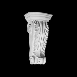 3" Wide x 6" High Unfinished Polymer Resin Corbel